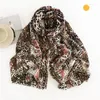 Sjaals Britse retro kleur luipaard sjaal lente en herfst imitatie kasjmier mode sjaal warme slabbetje