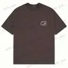 Men's T-Shirts Men Women Casual Loose Classic Patch Embroidered Brown Cole Buxton T-Shirt Hip Hop Vintage CB Short Sleeve Tee With Tags T240112