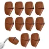 Tees Golf Iron Covers Set 10pcs Golf Club Iron Club Covery Wedge Iron Protective Headcover Golf Club Cover dla żelaza/kierowcy