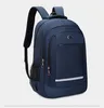 Backpack Large Bag Men Kobiety 29L Oxford Black Solid High School Torby Refleksyjne Stripe Turne25-75l Pasuje do laptopa 11-15 cali