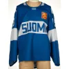 Top StitchMens Vintage 11 SAKU KOIVU 1998 Хоккейные майки сборной Финляндии 27 TEPPO NUMMINEN 8 TEEMU SELANNE Голубой трикотаж M-XXXL