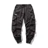 HOUZHOU Black Cargo Pants Men Joggers Hip Hop Techwear Pants Hippie Cargo Trousers for Men Streetwear Plus Size Pockets Oversize 240111