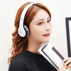 Hörlurar/headset Bluetooth trådlöst headsetbuller avbrytande hörlurar hifi stereo bas spel pannband hörlur med mic för xiaomi cell surfplatta