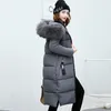 Trench da donna Giacca invernale da donna Collo in pelliccia Parka lungo Cappotto caldo e sottile Piumino da donna imbottito oversize