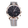 Wristwatches Quartz Watch Men Accurate Waterproof Easy To Read Stainless Steel Calendar For Business