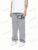 Men's Pants Black Gray Cole Buxton Knit Sweatpants Men Women High Quality Letter Jacquard Loose Trousers T240112