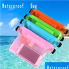 Otros accesorios para teléfonos celulares La bolsa de almacenamiento sellada de tres capas PVC Cintura impermeable Playa al aire libre Teléfonos de entrega de caída móvil DHA4X