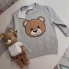 Kids Designers Sweater Winter Warm Sweaters for Kid Girls Clothes Boys Hoodies Children Luxury Long Sleeve Baby Cartoon Bear Sweatshirts esskids CXD2401125-6