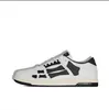 Les dernières chaussures de sport Skel-Top Low Casual Shoes Skelet Bones Runner Top Low Skel Skeleton Femmes Hommes Baskets Rétro Noir Blanc Véritable Chaussure À Lacets En Cuir