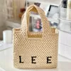 Weekender Basket Summer Font Tote Femmes Sac à main de luxe Shopper Paille Fashion Weave Raphias Embrayage Designer Sac hommes Cross Body Beach vacances pochette Sacs à bandoulière