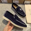 LP Loafers Dress Shoes Designer Casual Low Tops Open Women Shoe 47 Men Suede Calf Skin Muller Brand classic Walking Flats Luxury Designer Summer Charms Walk With Box