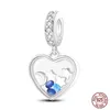 100% 925 Sterling Silver Colorato ragazza ragazzo dottore bagliore Pendenti e Ciondoli maiale rosa Perline Misura Pando 925 Braccialetto Originale Gioielli FAI DA TE regalo