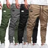 Pantalons pour hommes Casual Élégant Cheville Attaché Slim Fitness Confortable Hommes Profond Entrejambe Cordon Pantalon Pour La Course