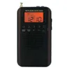 Radio AM FM Battery Operated Radio Wireless Portable Mini Pocket External Clear Receiver Speaker Music Player