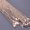 10 Pieces 304 Stainless Steel 22mm Wide Chain 40cm Plus 5cm Necklace 240111