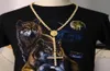 2017 New Fashion Hip Hop Placcato in oro Full Cz Iced Out Jesus Face Croce Pezzi 79 cm Lunga Collana con rosario per uomini e donne Gioielli2130124