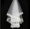 Véu de casamento princesa marfim novo laço branco bling apliques véu de noiva tule macio moda imagem real acessórios de casamento1997288