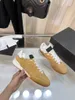 ss24 Heet verkoop Color-blocking elementen sneakers Jurk Schoenen van katoen fluwelen stof voor panda maat 35-40