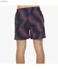 Men's Shorts 2023 Sports Shorts Black Red Vertical Print Men's Badminton Quick Drying Shorts Fitness Train Running Shorts Beach Shorts SummerL240111