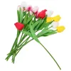 Decoratieve bloemen 15 STUKS Bruiloftsdecoraties Gesimuleerde Tulp Prachtige Tulpen Nep Simulatie Boeket Versier Faux Bruid