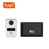 TUYA 1080P 10 Inch 7 Color Touch Screen Wireless Wifi Video Doorbell Smart APP Home Intercom Kit for RFID Access Control System 240111