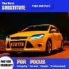 Car Accessories Headlamp Dynamic Streamer Turn Signal Indicator For Focus LED Headlight 12-14 Daytime Running Light Front Lamp