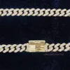 Gioielli Hip Hop Uomini gioielli da 10 mm Moissanite 14k oro oro cubano a catena a catena a catena diamante bracciale
