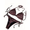 Maillot de bain design bikini maillot de bain maillot de bain fendu pour femme à lacets maillot de bain multicolore Bikini
