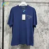 T-shirts voor heren Heren Dames Street chic Oversize gekrabbelde slogan Cole Buxton T-shirt Hoge kwaliteit Bruin Koningsblauw Zwart Wit CB T-shirt met tag T240112