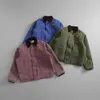 Designerskie kurtki męskie Vintage myte płócienne płótno płótno płaszcz pullover wełniane ubrania na szyję na szyję ciepłe carhart wyściełane płaszcze CHD2401123-25