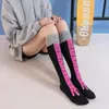 Забавные чулки с куриной лапкой, тонкие длинные чулки выше колена, весенне-осенне-зимние носки для девочек средней и старшей школы 240111