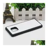 Чехлы для мобильных телефонов 2D сублимационный силиконовый чехол для Huawei Mate 40 Pro Plus/30 Pro/20X/20 Lite/10/9/8 Tpuaddpc Rubber Soft Blank Heat Trans Dhk0H