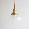 Pendant Lamps Bedside Small Droplight Dining Room Bar Kitchen Coffee Shop Japanese And Nordic Style Glass Brass