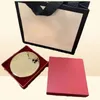 Designer Compact Folding Mirror Women Fashion Gold Portable Makeup Mirror Smooth DoubleSided Cosmetic Mirrors For Outdoor Travel 5691102