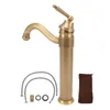 Bathroom Sink Faucets Mixer Tap Copper Cold Water Ceramic Cartridge Kitchen Faucet Single Handle For Above Counter Basin