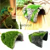 Fournitures pour reptiles Boîte pour reptiles Abri pour tortue Grotte floquée Résine Cachette pour tortue Plate-forme pour aquarium Décor pour se prélasser et cacher la tortue Cavevaiduryd