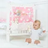 Bebek yatağı asılı depolama çantası doğmuş beşik bebek bezi organizatör oyuncak bebek bezi cep bebek yatak seti kreş 50*60cm 240111