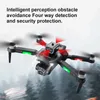 Drones New M1s Mini Drone 4K Professinal Three Camera Wide Angle Optical Flow Localization Four-way Obstacle Avoidance RC Quadcopter