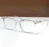 Nouveau design de mode lunettes optiques carrées 8257 cadre de planche d'acétate de forme classique style simple et populaire avec étui en cuir lentille claire