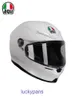 Motocicleta italiana agv completa k6 capa capacete de corrida corrida para homens e mulheres todas as estações segurança universal spw1