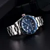 Stoere kerel High End heren gemaakt van precisiestaal Volautomatisch mechanisch nachtlampje Waterdicht Top Tien beroemde horlogemachines en horloges