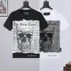 PLEIN BEAR T-Shirt Herren Designer-T-Shirts Markenkleidung Strass PP-Schädel Herren-T-Shirt Rundhalsausschnitt SS-Schädel Hip Hop-T-Shirt Top-T-Shirts 16779