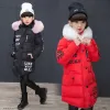 Girls New Year Costume Children Winter Cotton Warm Jacket Cotton padded Jacket padded Clothes Winter Coat ZZ