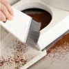 Espresso Coffee Grinder Powder Cleaning Brush Machine Mini Bar Counter Broom Dustpan Cleaner Tools Set 240111
