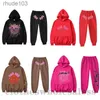 Mens Hoodie SP5DER TRACHSUIT Young Thug Avrupa Amerikan Hip-Hop Şarkıcı Kabarcık Mektupları Erkek ve Kadın Çift Örümcek Web Hoodies Ghoh