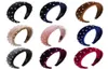 New fashion Sponge Thick Velvet Headbands for Women Hair Accessories Band Autumn Wide Simulation Pearls Headwear Hairbands3463285