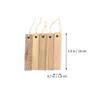 Storage Boxes 10 Pcs Wood Strips Aroma Blocks Blank Drawer For Home