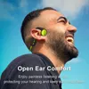 Casque/casque Bluetooth 32 Go MP3 oreille ouverte 24 heures sans fil V5.2 écouteurs de sport avec micro pour salle de sport, course à pied, compatible avec Xiaomi