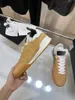 ss24 Heet verkoop Color-blocking elementen sneakers Jurk Schoenen van katoen fluwelen stof voor panda maat 35-40