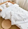 3 pièces ensemble de literie Vintage dessin animé coton bébé enfants berceau lit housse de couette drap taie d'oreiller sans remplissage 240111